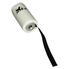 D T Systems Super-Pro Dog Training Launcher Dummy Bright White with Black Stream