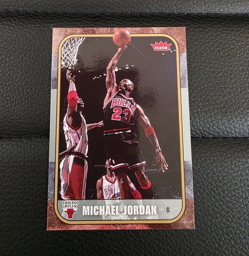 Fleer 2007-08 NBA Fleer Michael Jordan #85 Chicago Bulls Basketball Card