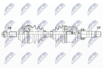 Original NTY Antriebswelle NPW-PE-091 für Citroën