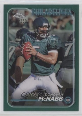 2024 Topps Chrome Teal Refractor /250 Donovan McNabb #157 1jt0