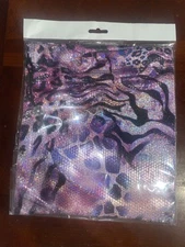 Snowflake Designs Purple, Black, & Silver Print Mystique Grip Bag.