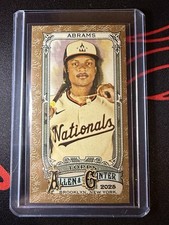 2025 Topps Allen And Ginter Cj Abrams #90 Mini Brown Border 