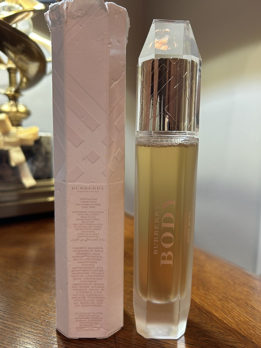 BURBERRY BODY ALCOHOL FREE BODY MIST Spray 60 ml 2 oz rare Made In France eBay