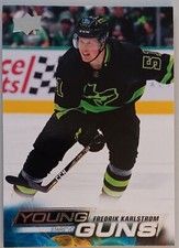 2022-23 UD Series 1 Fredrik Karlstrom YG Rookie Card #229 Dallas Stars