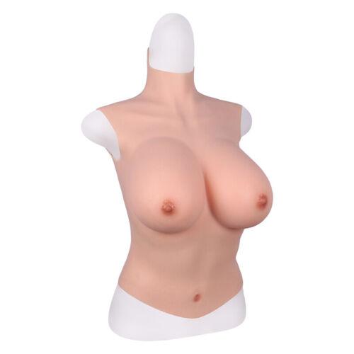 KnowU Halfbody Fake boobs Silicone Breast Forms For Crossdresser Transgender - Picture 3 of 17
