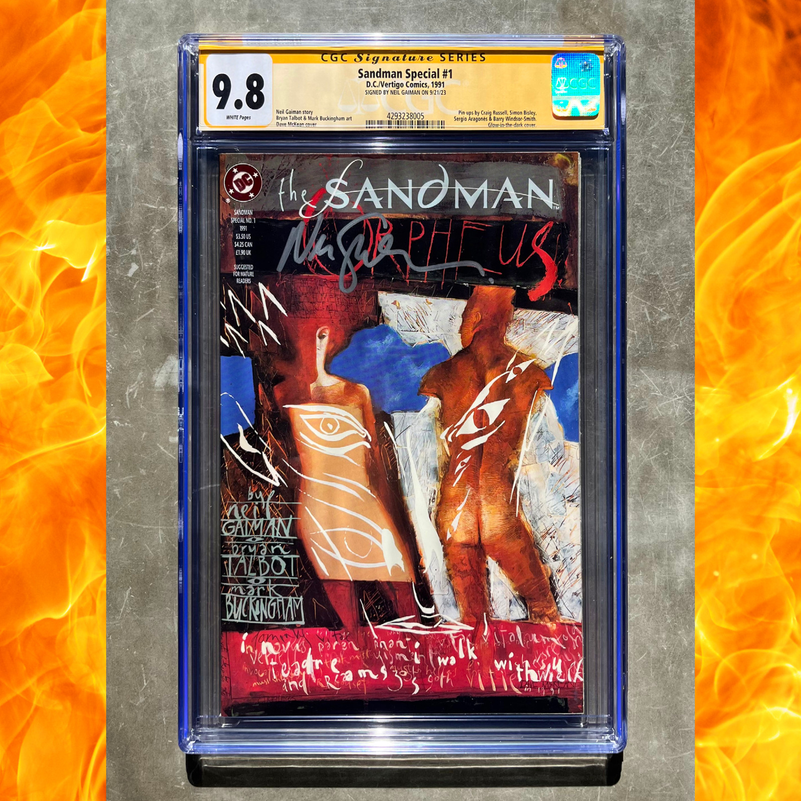 🔥 The Sandman Special #1 CGC 9.8 SS Signed by Neil Gaiman – 1st Destruction 🔥