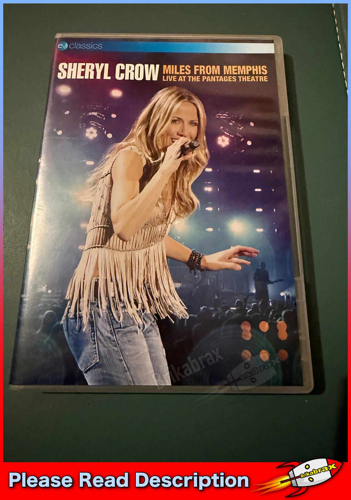 Sheryl Crow - Miles From Memphis - Live At The Pantages Theatre (DVD, 2017)