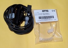 Kenwood KHS-8BL Two-Wire Palm Mic With Earpiece, VOX READY