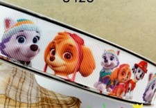 5/8 INCH GROSGRAIN RIBBON Hair Bow Supplies Wholesale Paw Patrol Everest Skye