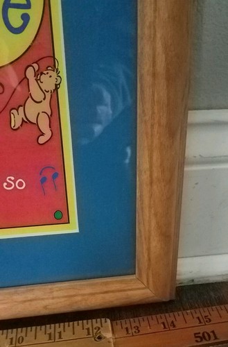 Carpentree 76070 Jesús me ama imagen niño oso arte religioso enmarcado de colección raro - Imagen 3 de 10