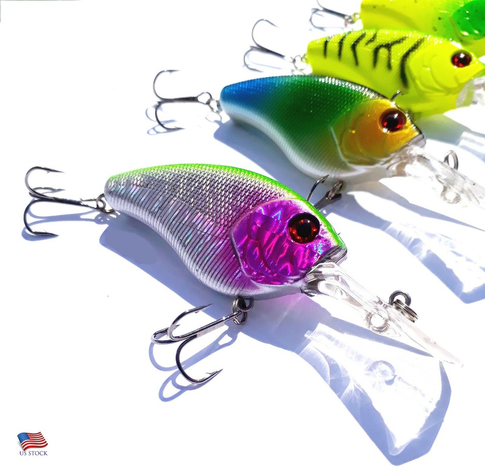 8 Leurres Topwater Popper HENGJIA 12.5cm/20g - Set Pêche Bass Brochet - Neuf