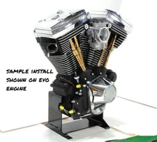 BRASS & TITANIUM PUSHROD COVER TUBE KIT HARLEY TWINCAM FLST FXST FLT FXD 1999-16