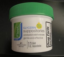 Fleet Laxative Glycerin Suppositories For Adult Constipation,