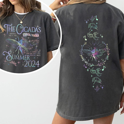 The Cicada Reunion Tour 2024, Cicada Life Cycle Unisex Two-Side T-Shirt