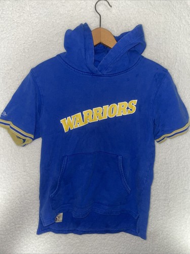 Mitchell & Ness NBA Youth Boys Warriors Short Sleeve French Terry Hoodie M 10/12 - 第 1/9 張圖片