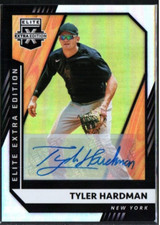 2021 Panini Elite Extra Edition Signatures Tyler Hardman #153 Yankees