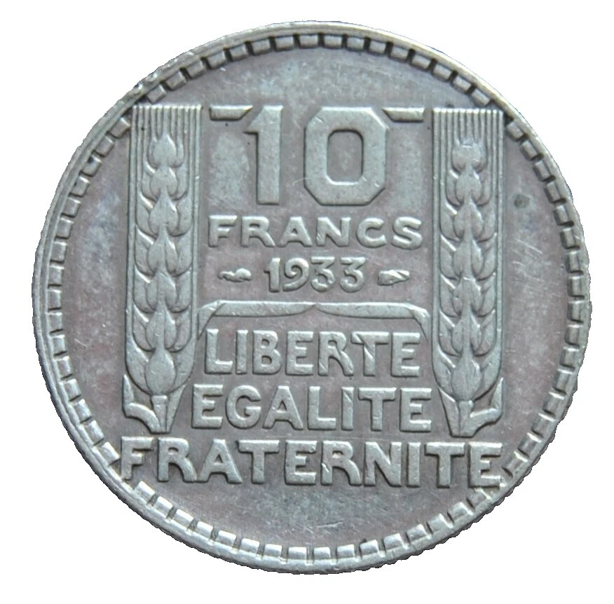Silver 1933 Year French Coins