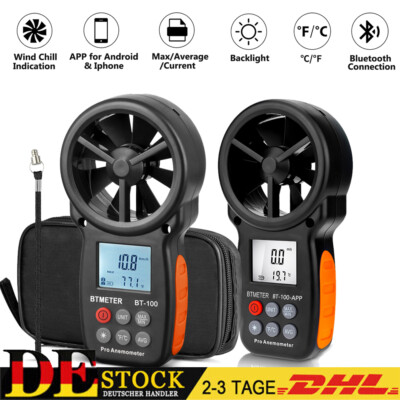 Portable Digital Anemometer Handheld Wind Speed Air Flow Meter Wind Speed Gauge
