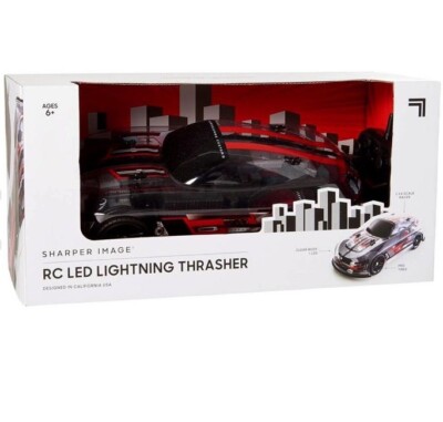 Sharper Image Remote Control LED Lightning Thrasher Car - DAMAGED BOX | eBay