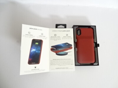 Mophie Juice Pack Access Battery Case for Apple iPhone XS Max - Deep Red