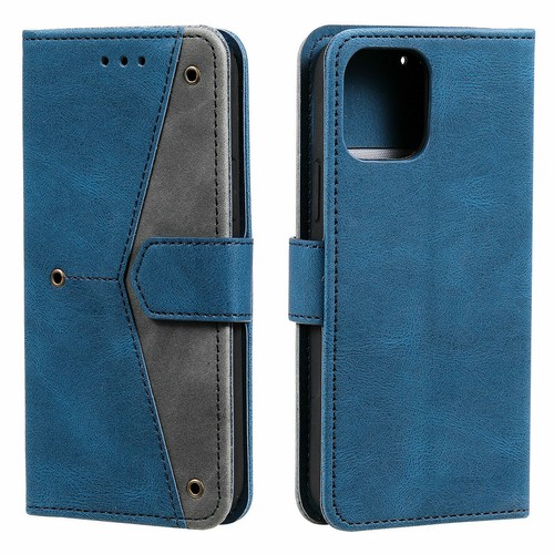 Strap Splice Leather Flip Wallet Phone Case For iPhone 16 15 14 11 12 13 Pro Max - Picture 18 of 64