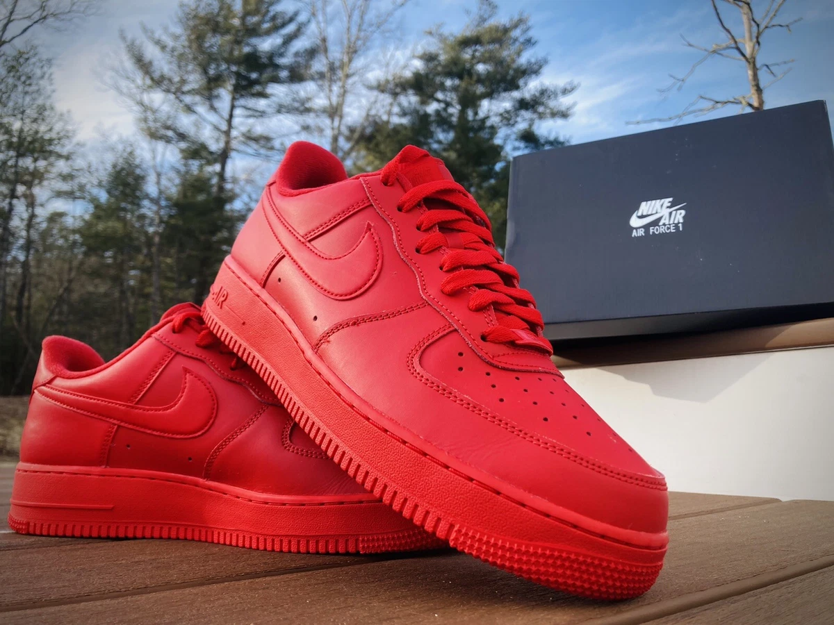 Nike Air Force 1 Low LV8 Red Men's Shoe