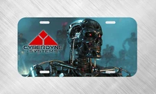 New for Terminator Skynet License Plate Auto Car Tag FREE SHIP Robot AI Movie 