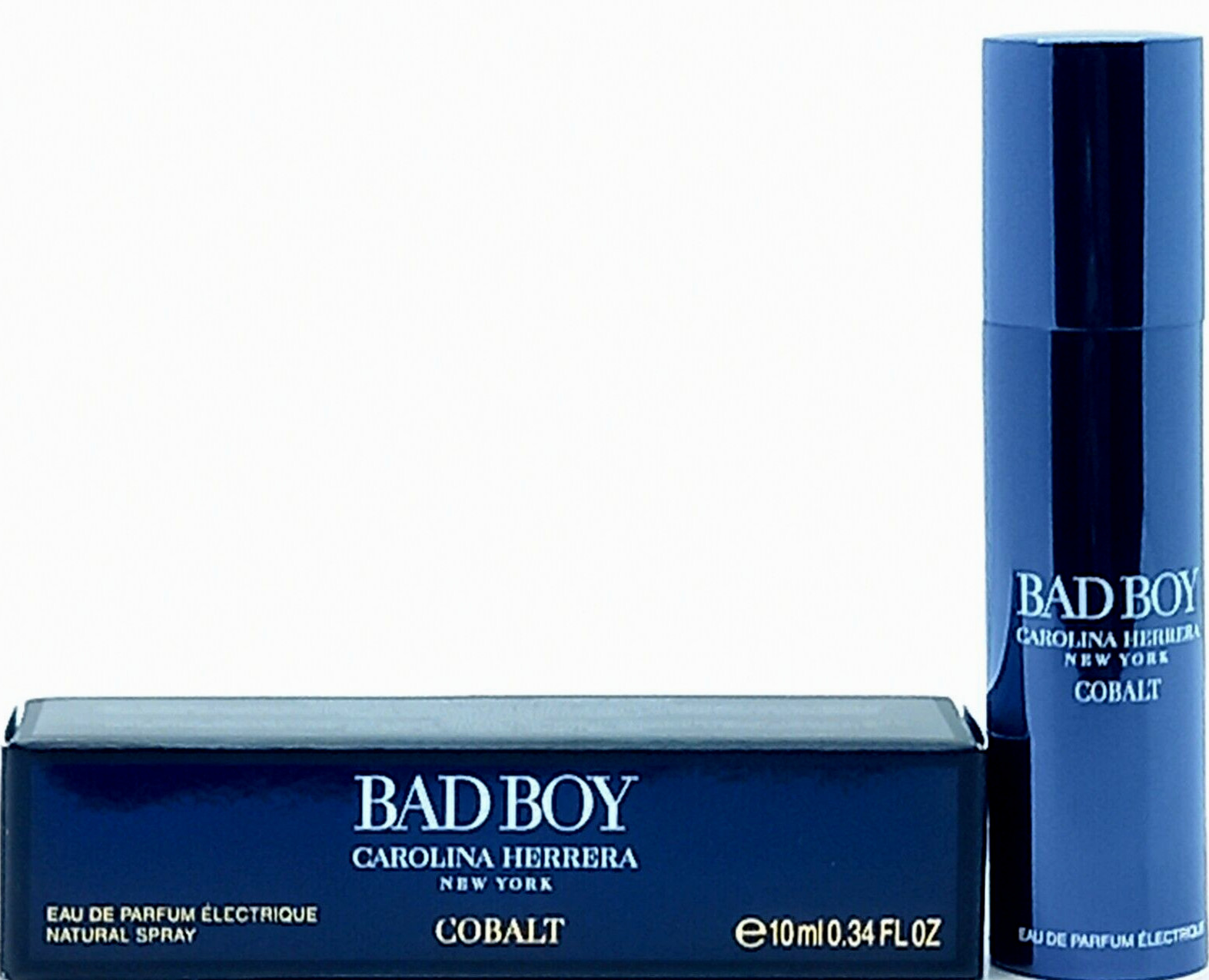 CAROLINA HERRERA BAD BOY COBALT EAU DE PARFUM PEN SPRAY FOR MEN 0.34 Oz / 10 ml