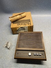 Vintage NuTone IS-208D 8-in Inside Speaker With Controls Walnut