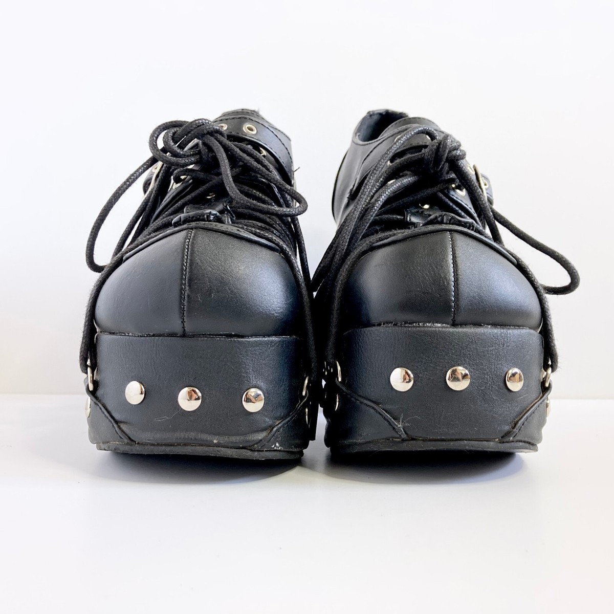 YOIKADAKADA::ボトムス:L[RESALE] DEMONIA Charade 35 Goth Lolita Punk Bondage Platform Oxford