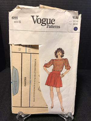 Vogue Patterns 8255 CUT Size 6 VTG vintage