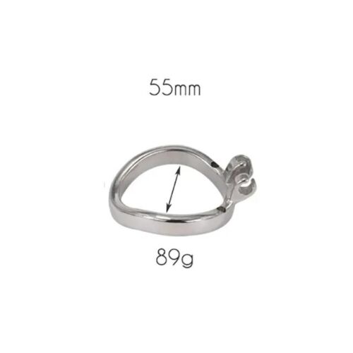 Stainless Steel Chastity Cage Long Mesh Smooth Control Anti Peni Rings Binding - Picture 20 of 26
