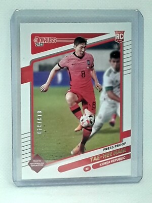 Tae-hwan Kim 2021-22 Donruss Road To Qatar Soccer - GOLD (/349) Korea Republic