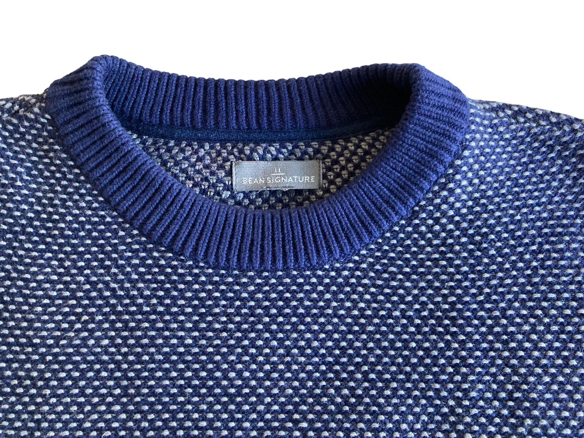 Ll bean top cotton cashmere sweater