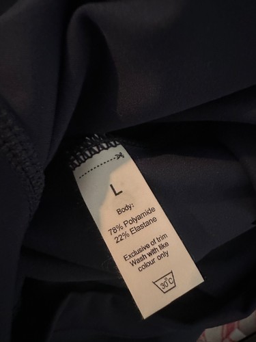 Navy blue sport active skort tie dress size L - Picture 5 of 5