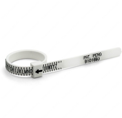 10 x Multisizer Ringmessgerät Maße Fingergröße A-Z UK Hochzeit Verlobung - TR5 - Bild 2 von 3