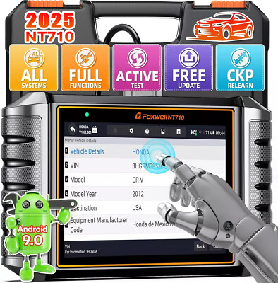 FOXWELL NT710 For Toyota Bidirectional Car OBD2 Scanner Diagnostic E-CU Coding