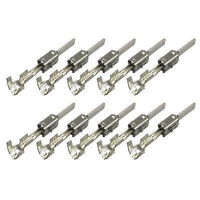 10x AMP TE  JPT Stiftkontakt 2,8x0,8 gedichtet 0,50²-1,00² Länge ca. 26,8mm