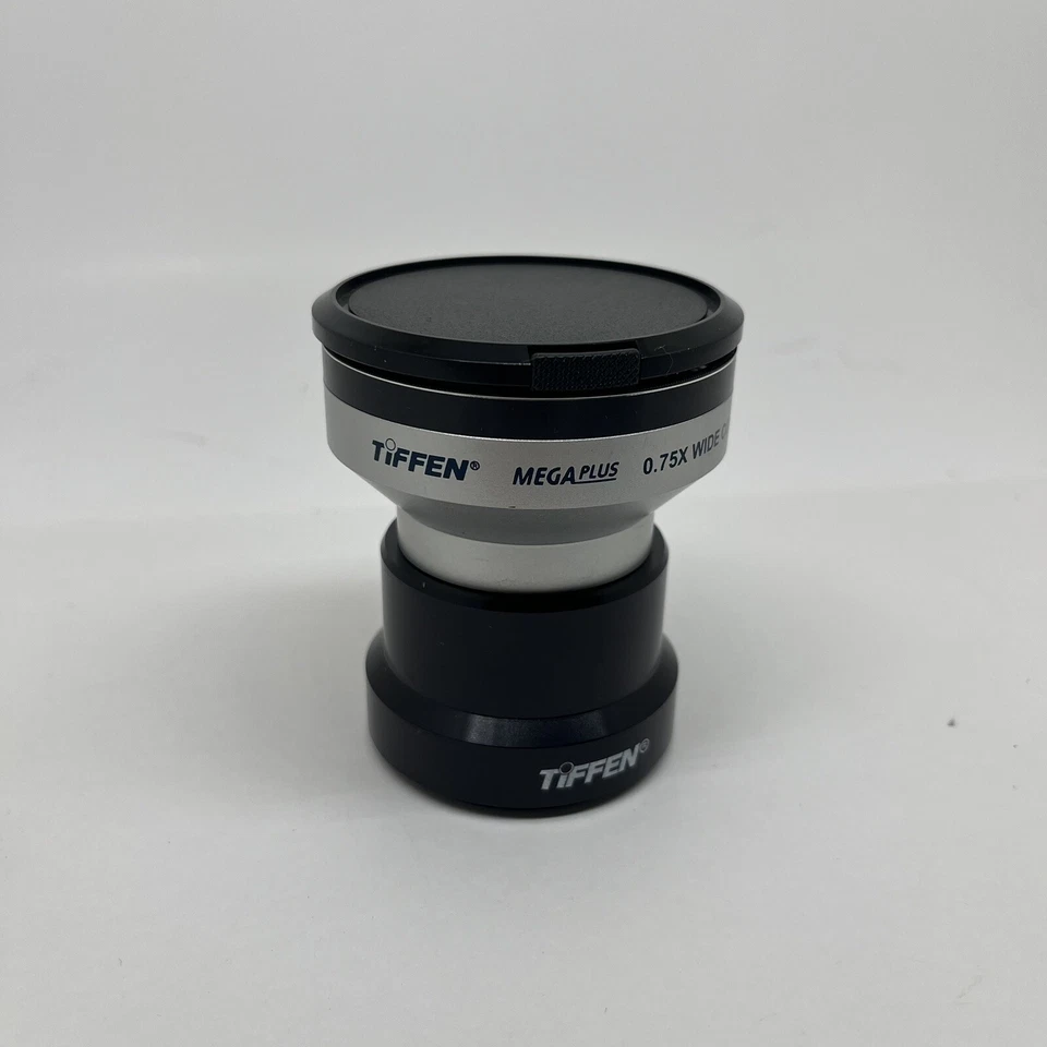 Vintage Tiffen MEGA Plus 0.75X Wide Angle Converter Lens 43mm With Extras - Image 2 of 4