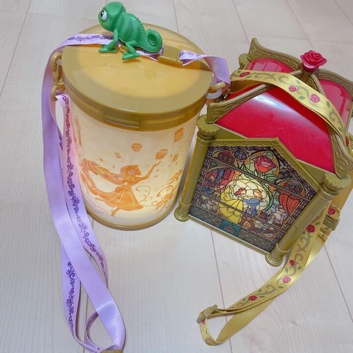 Rapunzel Beauty and the Beast Popcorn Bucket 2 Types Tokyo Disney Resort - Picture 2 of 30