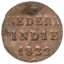 1822 Netherlands Indies 1/8 Stuiver #18082