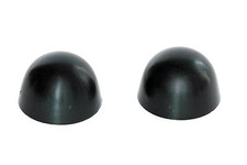 American Standard Replacement Plastic Toilet Bolt Caps - Set of 2 - BLACK