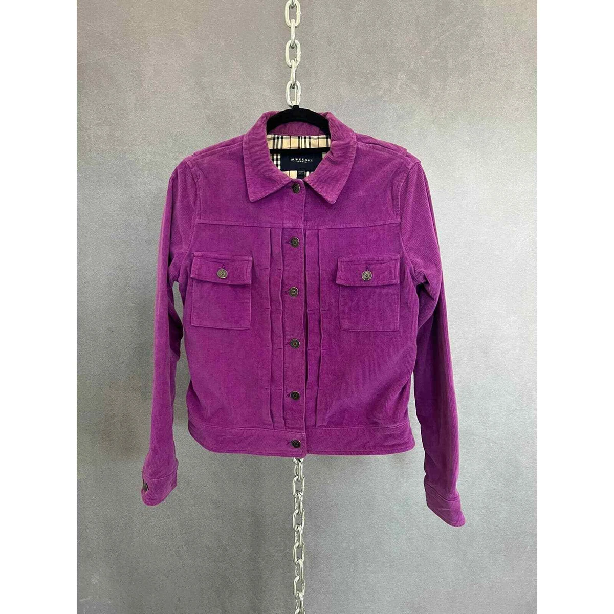 Burberry purple clearance jacket