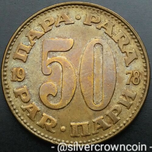 Yugoslavia Socialist Federal Republic 50 Para 1978. KM#46.1. Fifty Cents coin.