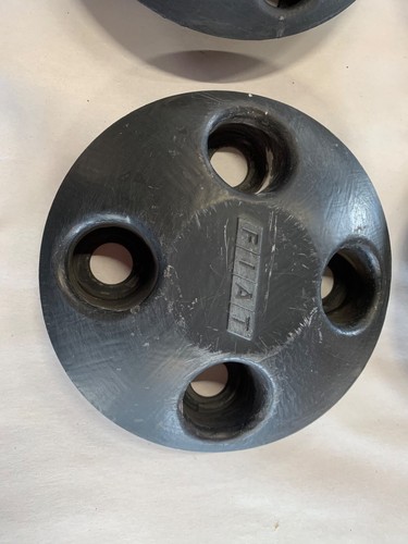 Fiat • Original Steel Wheel Center Cap Covers "FIAT" (x4), Used. F6239 - Picture 2 of 16