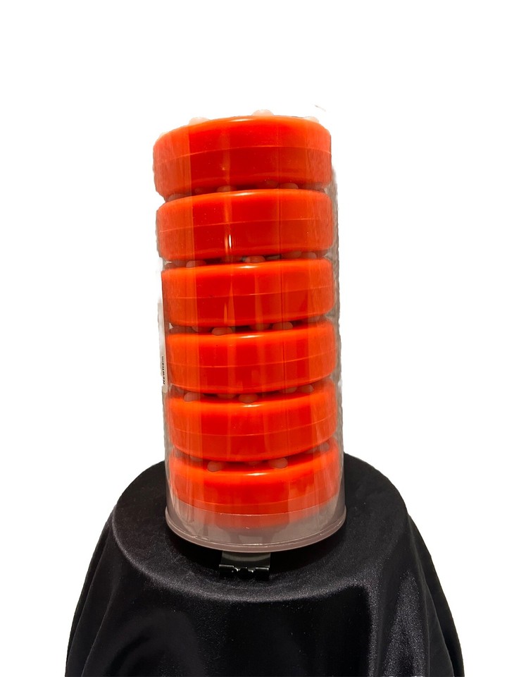 6 IDS ProShot Roller/Inline hockey puck Flo. Orange eBay