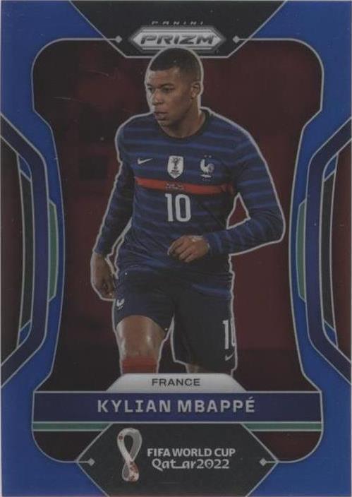 2022 Panini Prizm World Cup Qatar Kylian Mbappé #101 for