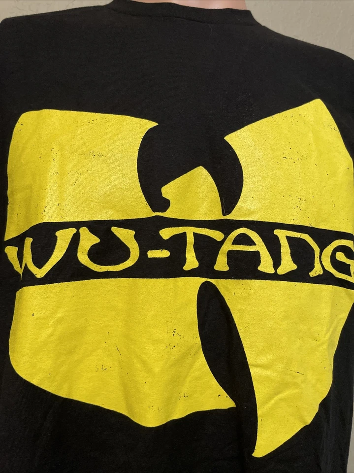 Camisa negra con logotipo grande Wu-Tang Hip Hop Legends NYC 2021 talla grande Foto 2 de 4