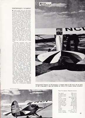 Porterfield Flyabout Aircraft Report 5/26/2025t | eBay