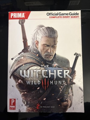 The Witcher III 3: Wild Hunt Prima Official Strategy Guide Book PC Xbox One PS4